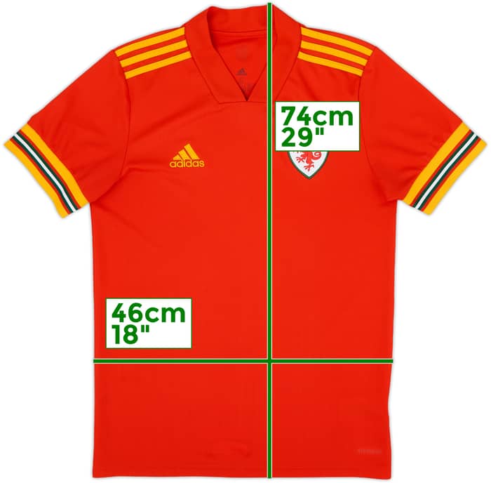 2020-21 Wales Home Shirt - 8/10 - (S)