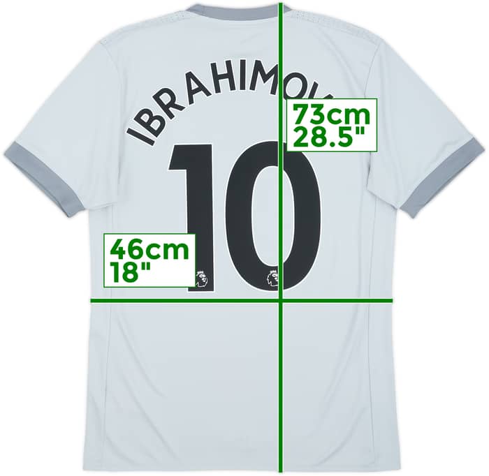 2017-18 Manchester United Third Shirt Ibrahimovic #10 - 8/10 - (S)