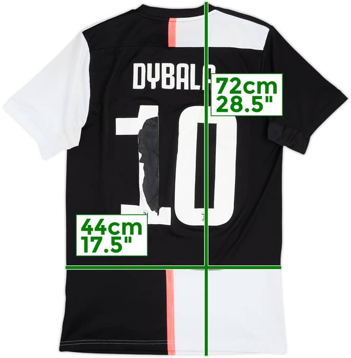 2019-20 Juventus Home Shirt Dybala #10 - 3/10 - (S)