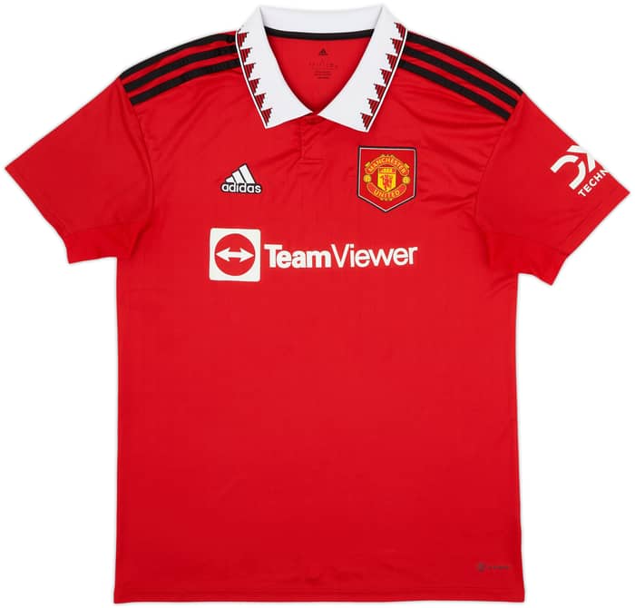 2022-23 Manchester United Home Shirt Eriksen #14 - 8/10 - (L)