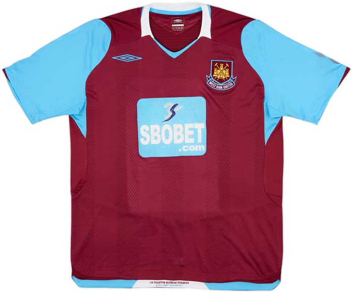 2008-09 West Ham Home Shirt Noble #16 - 7/10 - (L)