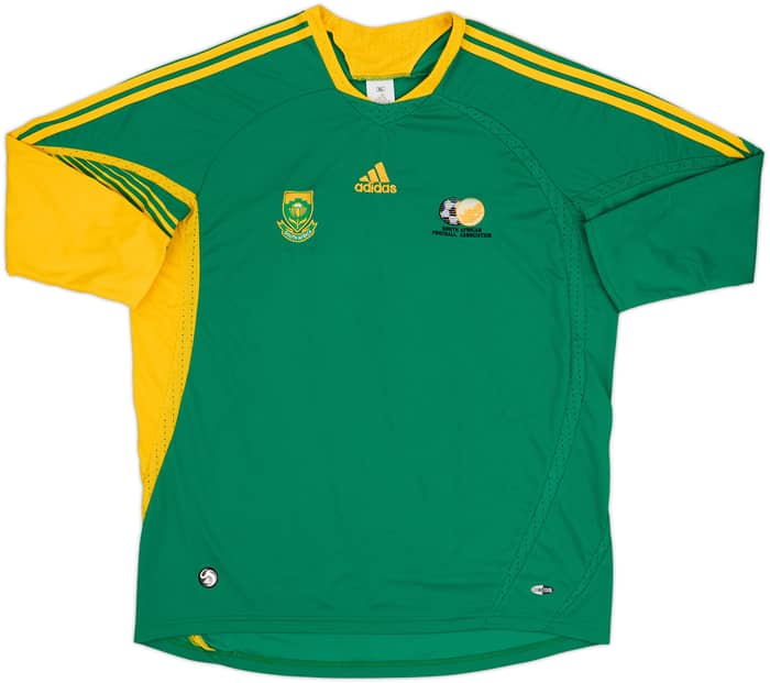 Camiseta de visitante de Sudáfrica 2008-09 L/S - 6/10 - (XL)