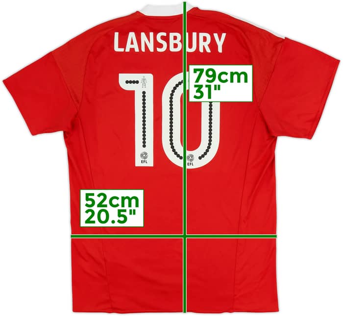 2016-17 Nottingham Forest Home Shirt Lansbury #10 - 5/10 - (L)
