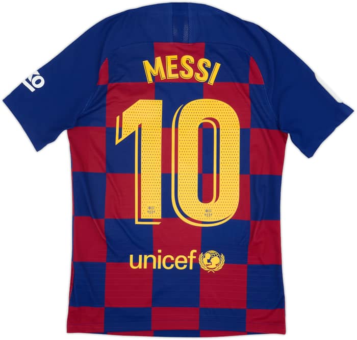 2019-20 Barcelona Authentic Home Shirt Messi #10 - 7/10 - (S)