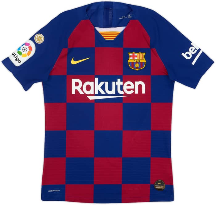 2019-20 Barcelona Authentic Home Shirt Messi #10 - 7/10 - (S)