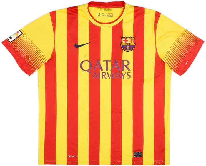 2013-15 Barcelona Away Shirt - 4/10 - (XL)