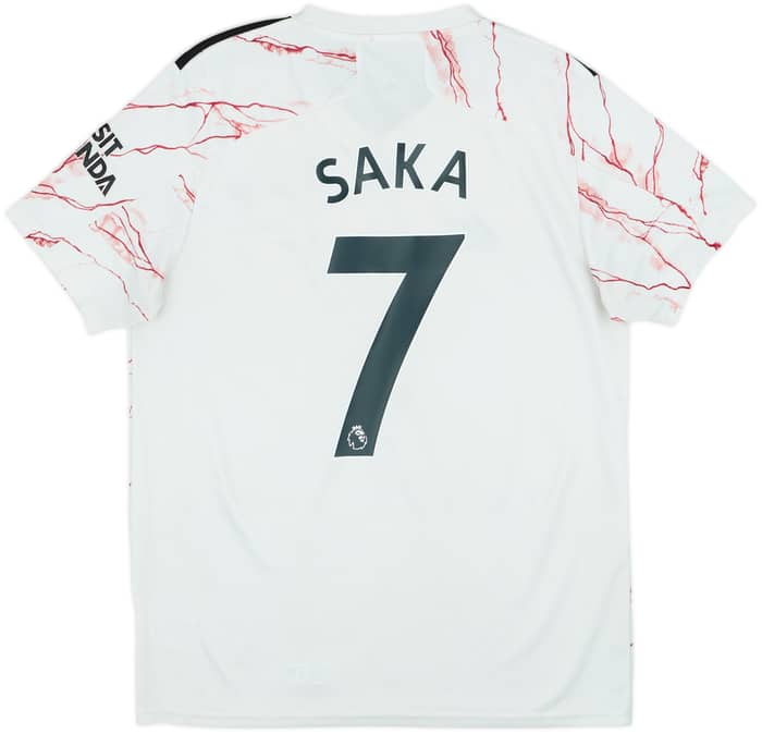2020-21 Arsenal Away Shirt Saka #7 - 6/10 - (L)