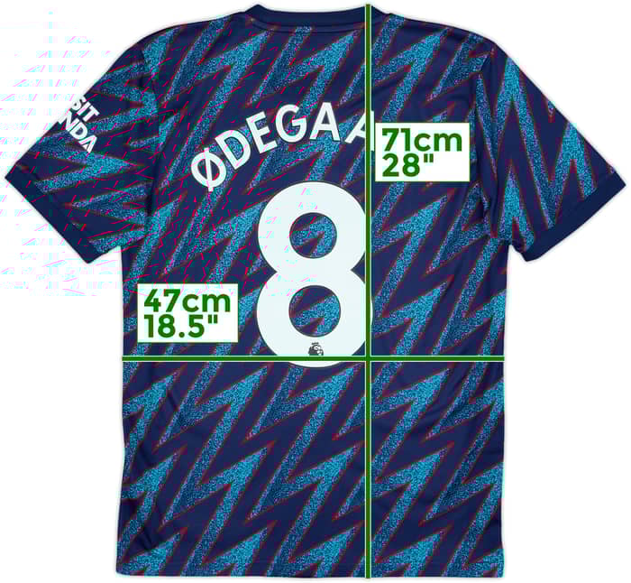 2021-22 Arsenal Third Shirt Odegaard #8 - 10/10 - (S)