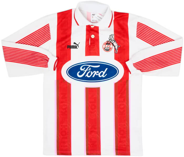 1995-96 FC Koln Home L/S Shirt - 9/10 - (XS)