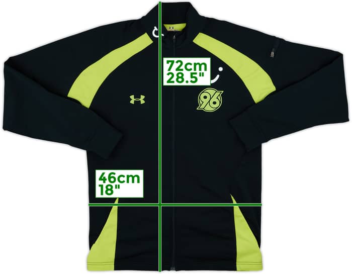 2009-10 Hannover 96 Under Armour 1/4 Zip Drill Top - 8/10 - (S)