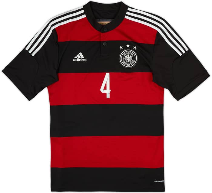 2014-15 Germany Away Shirt Howedes #4 - 8/10 - (M)