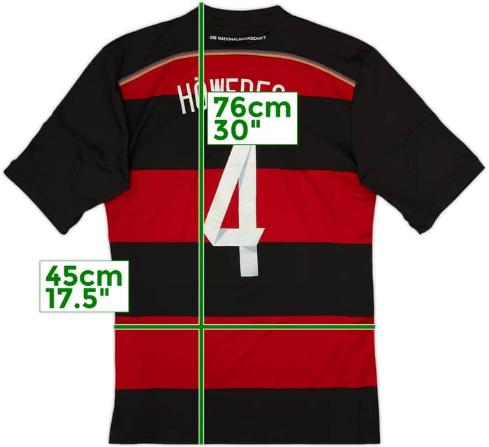 2014-15 Germany Away Shirt Howedes #4 - 8/10 - (M)