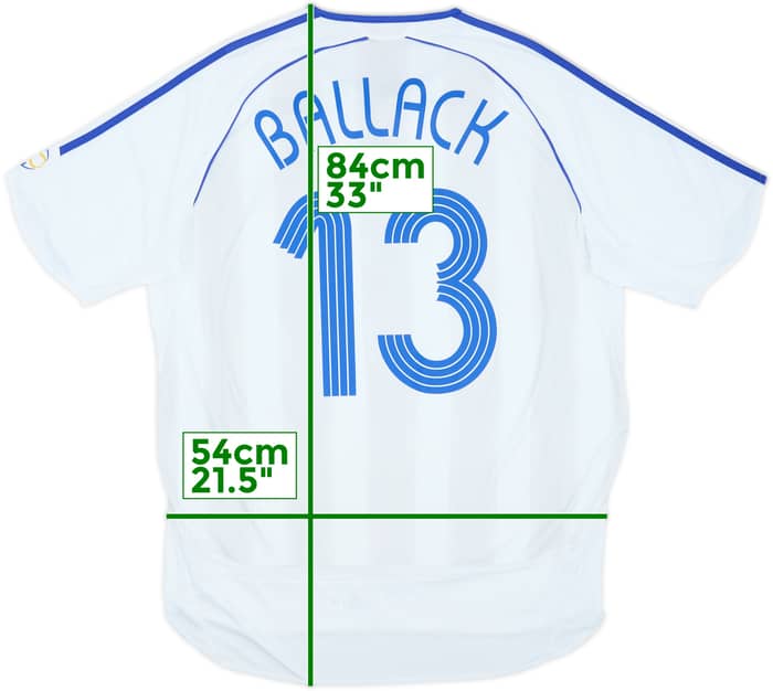 2006-07 Chelsea Away Shirt Ballack #13 - 8/10 - (L)