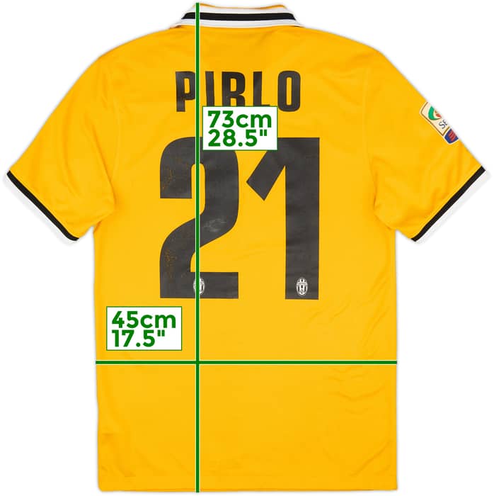 2013-14 Juventus Away Shirt Pirlo #21 - 7/10 - (S)