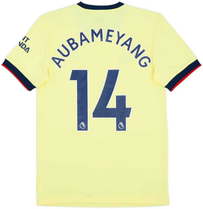 2021-22 Arsenal Away Shirt Aubameyang #14 (S)
