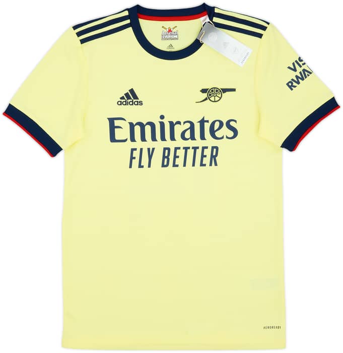 2021-22 Arsenal Away Shirt Aubameyang #14 (S)