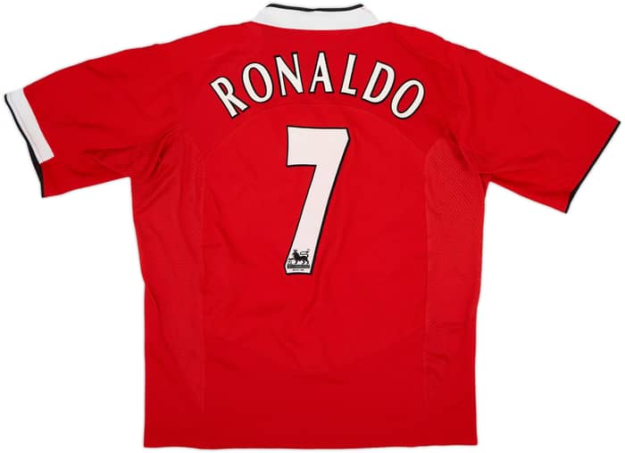 2004-06 Manchester United Home Shirt Ronaldo #7 - 8/10 - (XL)