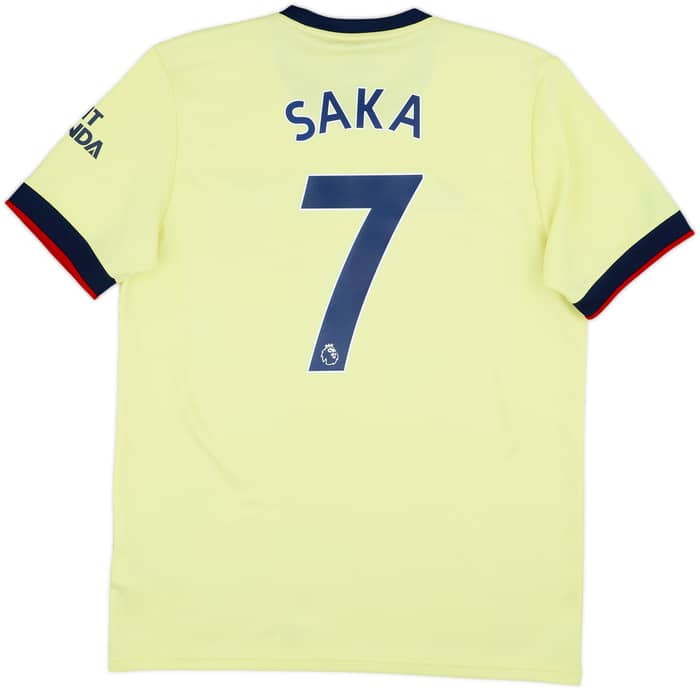 2021-22 Arsenal Away Shirt Saka #7 - 9/10 - (L)