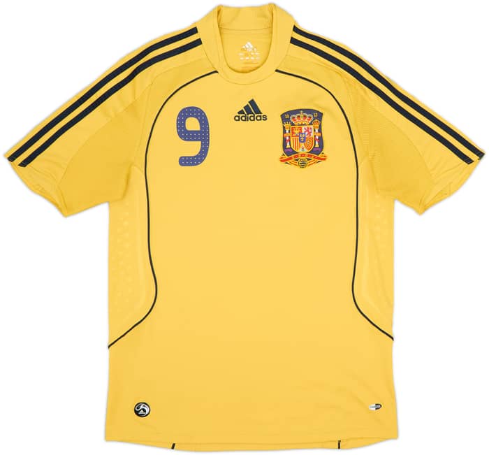 2008-10 Spain Away Shirt Torres #9 - 8/10 - (S)