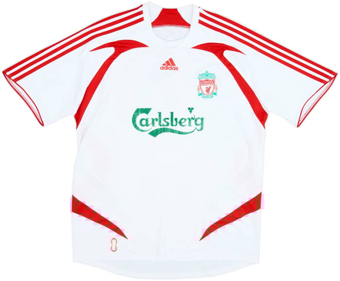 2007-08 Liverpool Away Shirt Gerrard #8 - 5/10 - (XL)