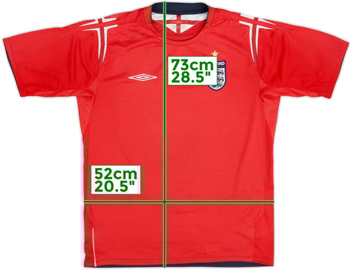 2004-06 England Away Shirt - 5/10 - (M)