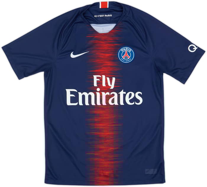 2018-19 Paris Saint-Germain Home Shirt Neymar Jr #10 - 6/10 - (S)