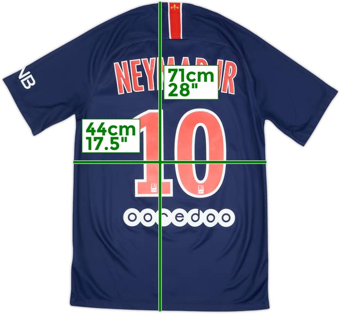 2018-19 Paris Saint-Germain Home Shirt Neymar Jr #10 - 6/10 - (S)