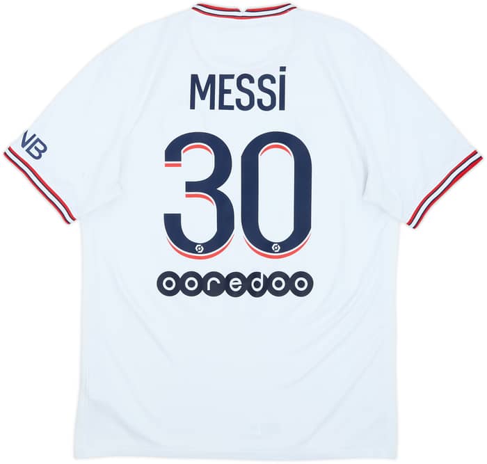 2021-22 Paris Saint-Germain Fourth Shirt Messi #30 - 8/10 - (M)
