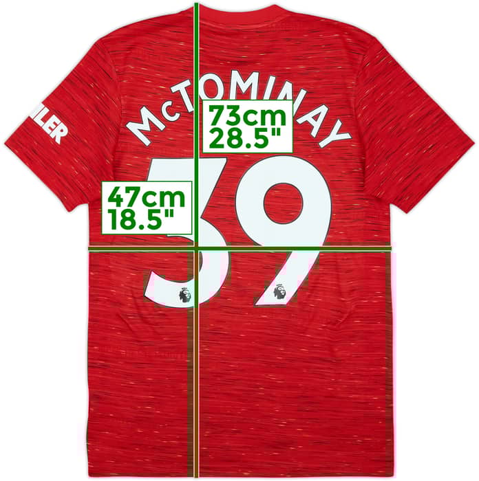 2020-21 Manchester United Home Shirt McTominay #39 - 8/10 - (S)
