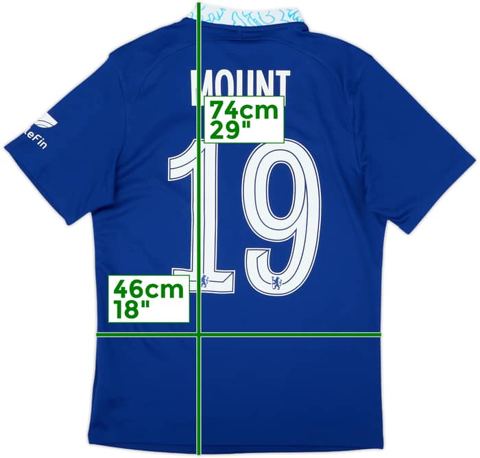2022-23 Chelsea Home Shirt Mount #19 - 10/10 - (S)