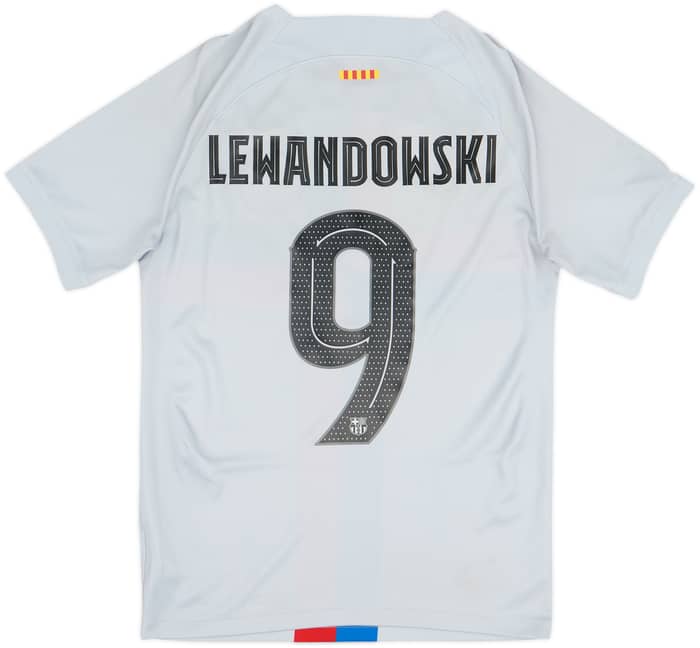 2022-23 Barcelona Third Shirt Lewandowski #9 - 6/10 - (S)