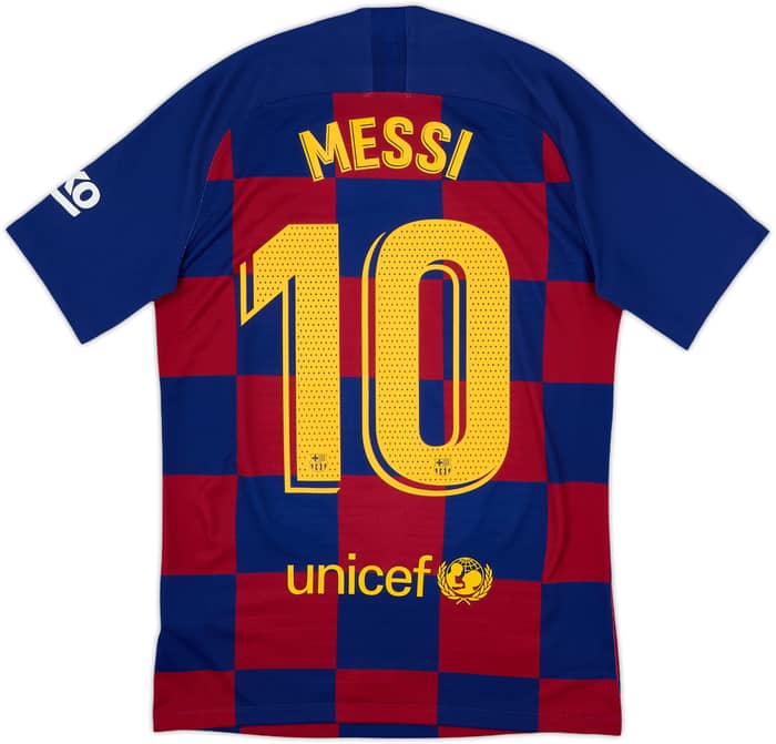 2019-20 Barcelona Auténtica Camiseta Local Messi #10 - 10/10 - (S)
