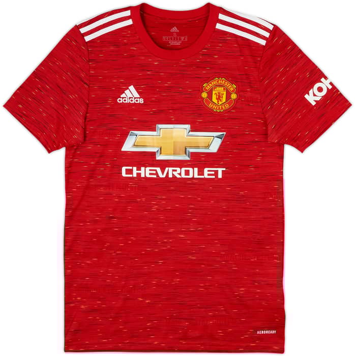 2020-21 Manchester United Home Shirt B.Fernandes #18 - 7/10 - (S)