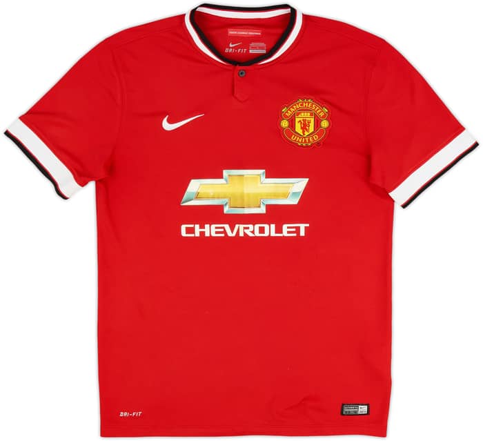 2014-15 Manchester United Home Shirt Carrick #16 - 6/10 - (M)