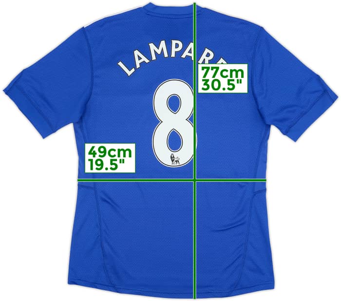 2009-10 Chelsea Home Shirt Lampard #8 - 8/10 - (M)