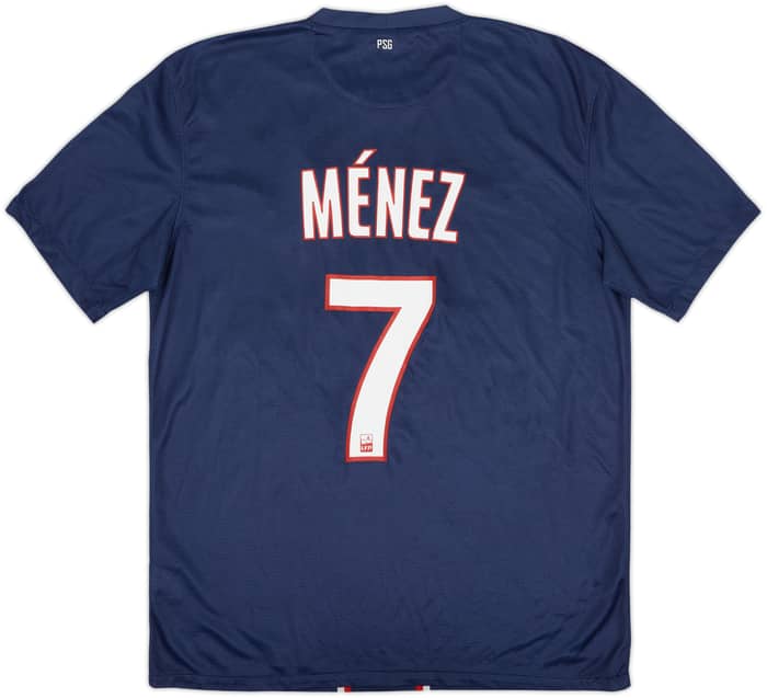 2012-13 Paris Saint-Germain Home Shirt Menez #7 - 5/10 - (M)