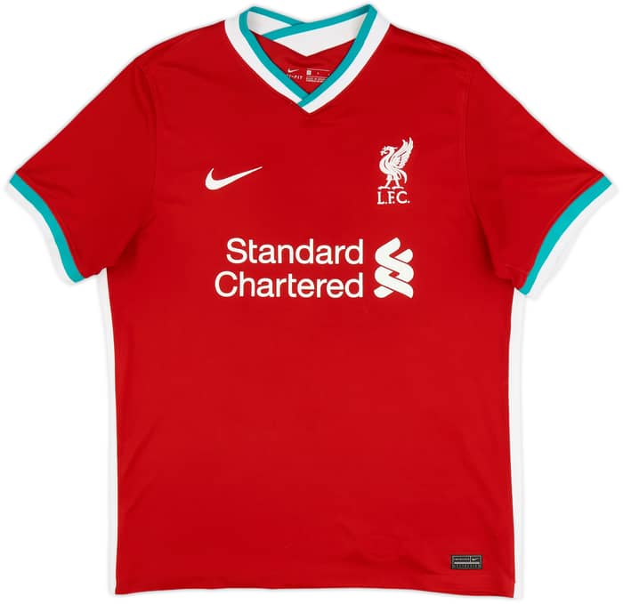 2020-21 Liverpool Home Shirt Virgil #4 - 6/10 - (L)