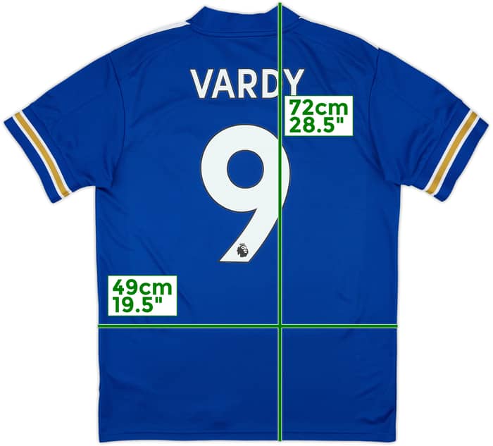 2020-21 Leicester Home Shirt Vardy #9 - 10/10 - (M)