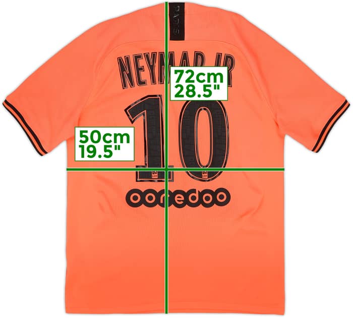 2019-20 Paris Saint-Germain Authentic Away Shirt Neymar Jr #10 - 7/10 - (M)