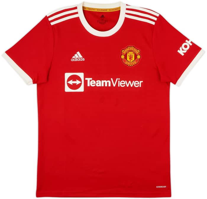 2021-22 Manchester United Home Shirt Ronaldo #7 - 8/10 - (M)