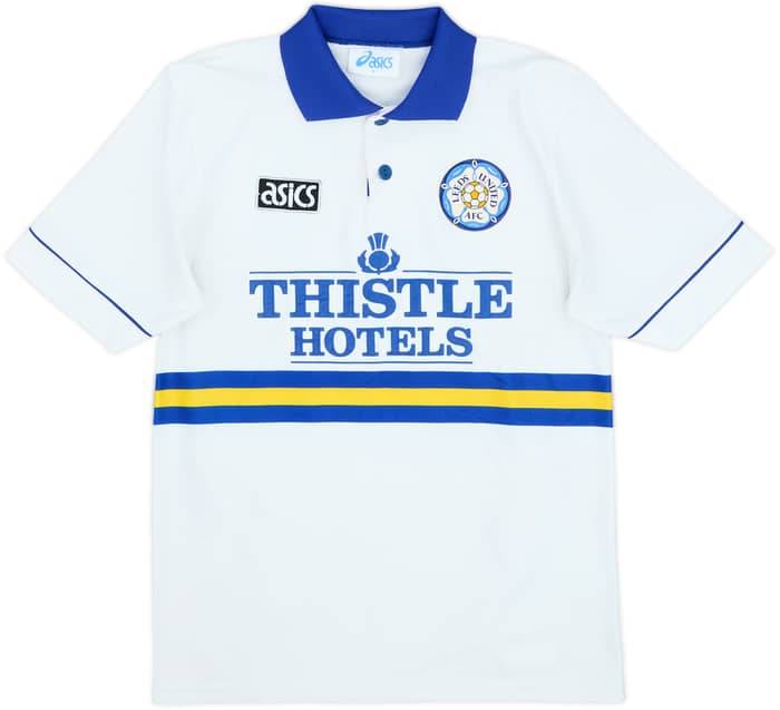 1993-95 Leeds United Camiseta Local Yeboah #21 - 8/10 - (S)