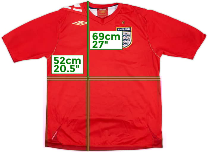 2006-08 England Away Shirt - 5/10 - (L)