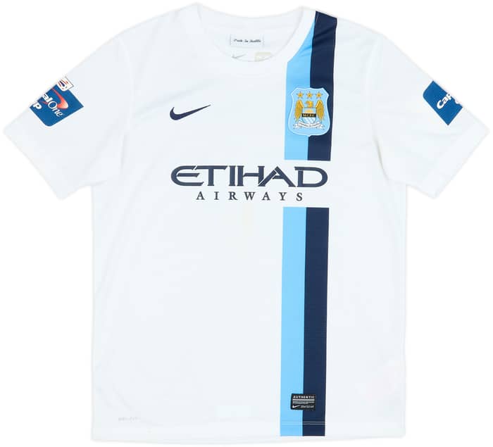 2013-14 Manchester City Third Shirt Silva #21 - 6/10 - (XL.Boys)