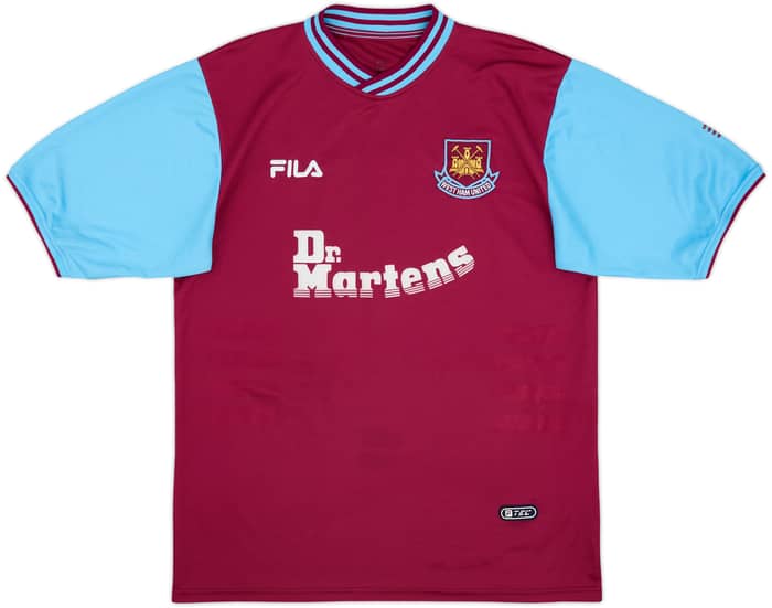 2001-03 West Ham Home Shirt Di Canio #10 - 7/10 - (M)