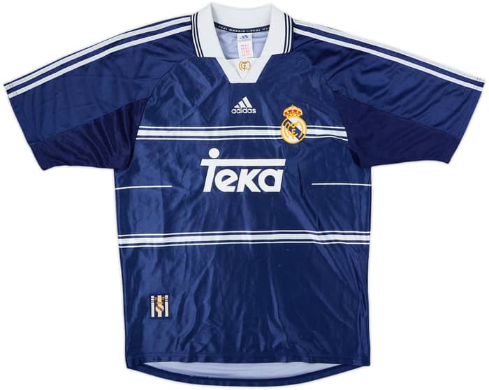 1998-99 Real Madrid Away Shirt Raul #7 - 8/10 - (M)