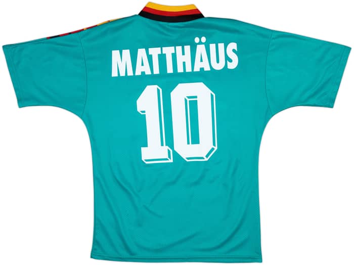 1994-96 Germany Away Shirt Matthaus #10 - 10/10 - (M)