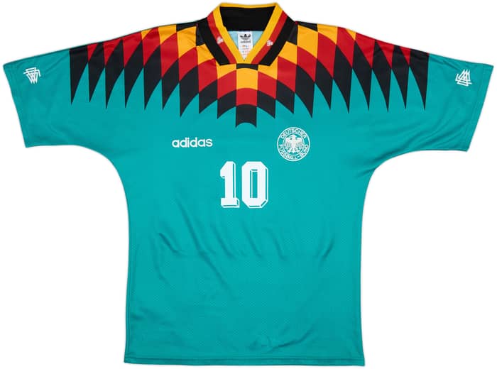 1994-96 Germany Away Shirt Matthaus #10 - 10/10 - (M)
