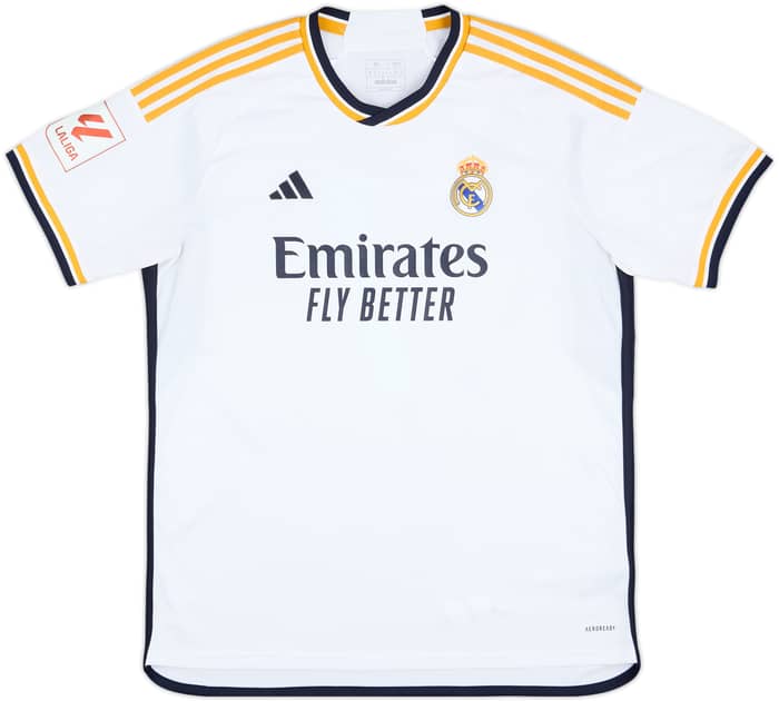 2023-24 Real Madrid Home Shirt Vini Jr #7 - 8/10 - (XL)