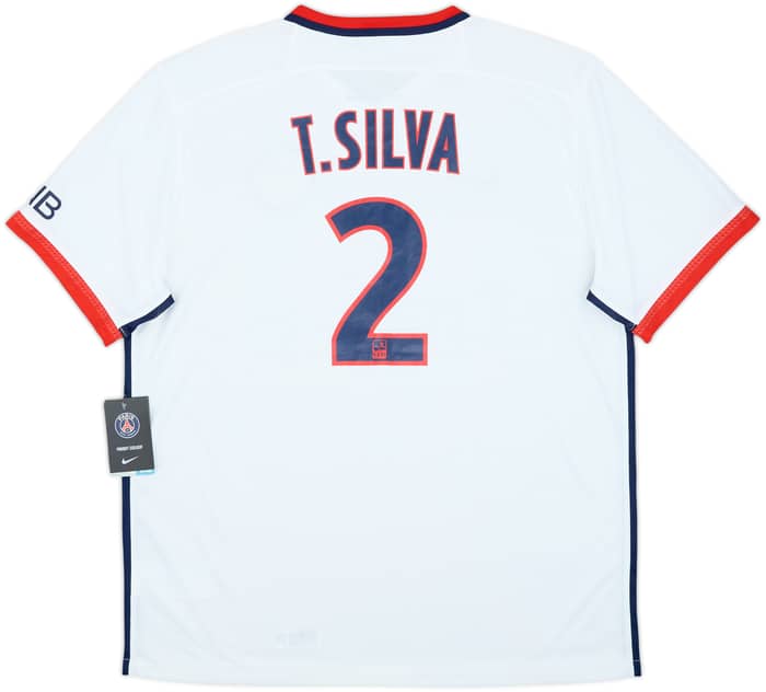 2015-16 Paris Saint-Germain Away Shirt T.Silva #2 (XL)