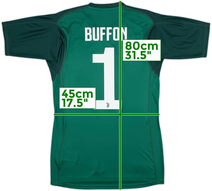 2018-19 Juventus GK S/S Shirt Buffon #1 - 10/10 - (S)